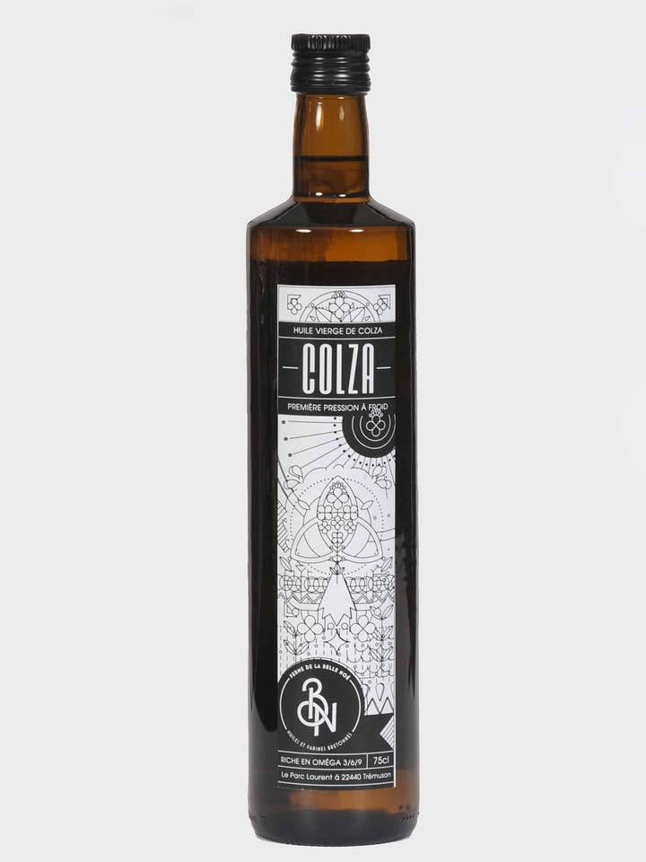 Olio di colza in bottiglie da 250 ml o 750 ml per la vendita all'ingrosso da parte di FERME DE LA BELLE NOE