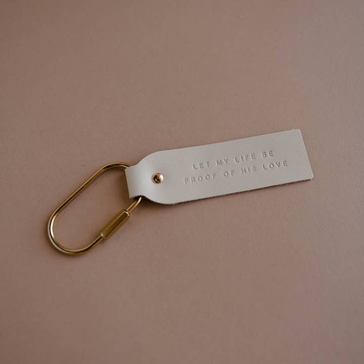 Dear Heart - Wholesale Keychain - Women's - Proof of His Love Blonde Key Fob | Christian Keychain