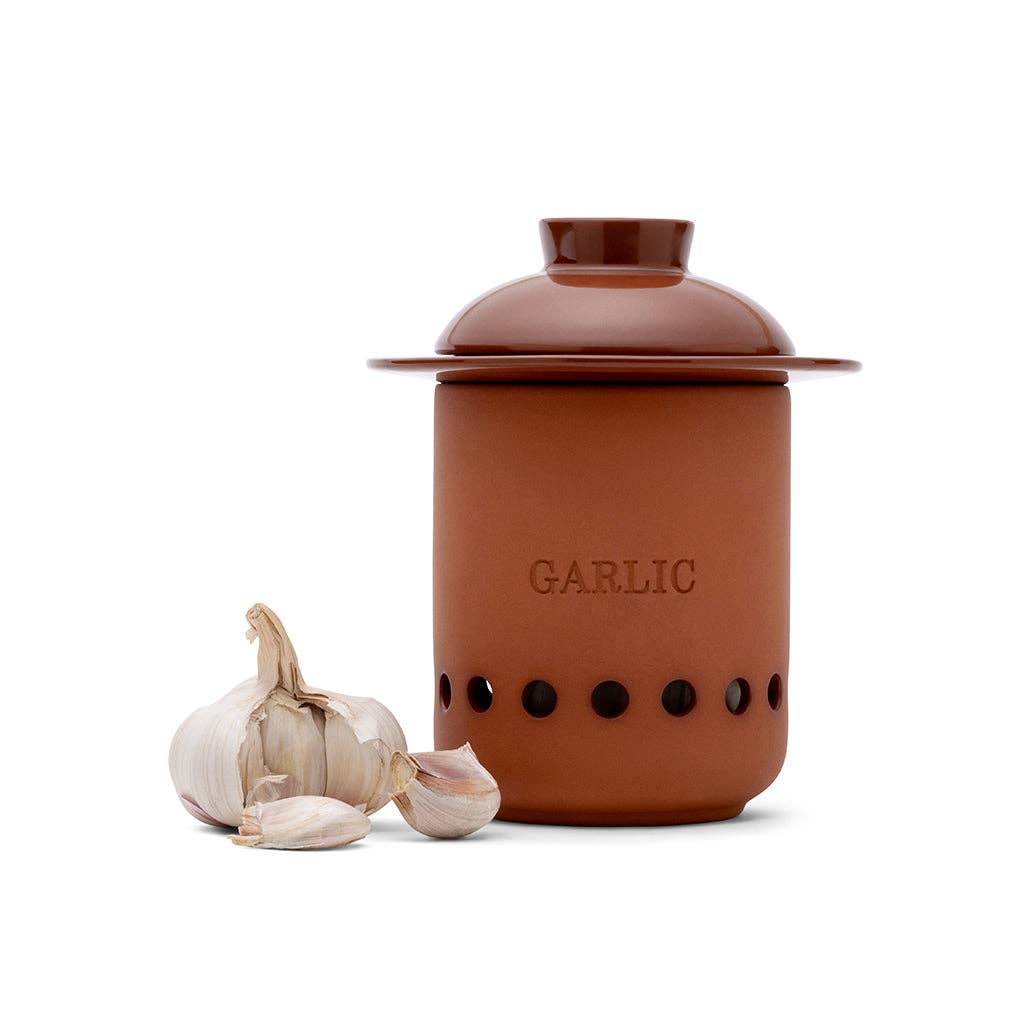 Monkey Business Design USA LLC - Wholesale Kitchen Tool/Gadget - Terracotta Container For Garlic Holder | Heads & Cloves6