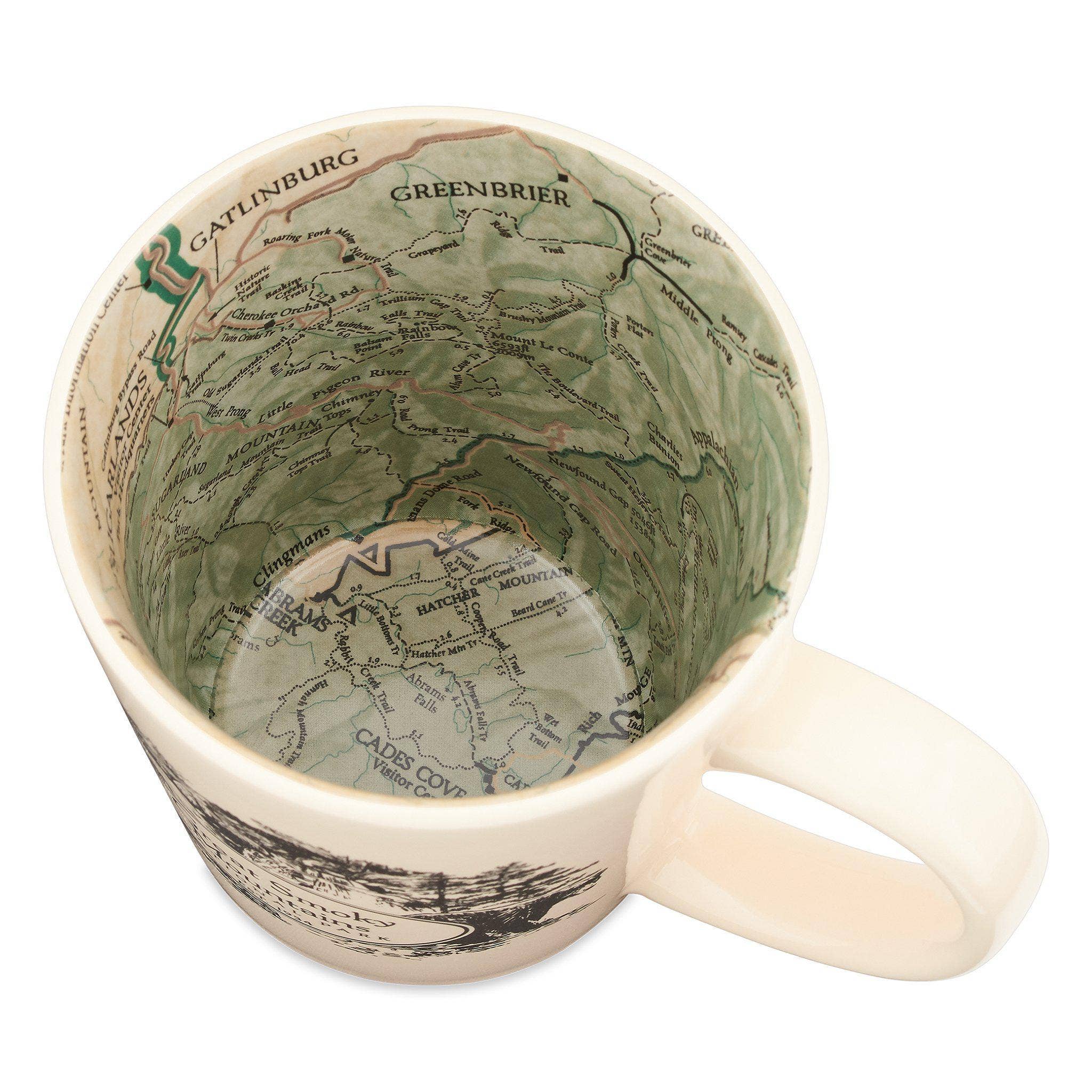 McGovern Outdoor - Wholesale Coffee Mug - Great Smoky Mountains Map Inside Out Coffee Mug1