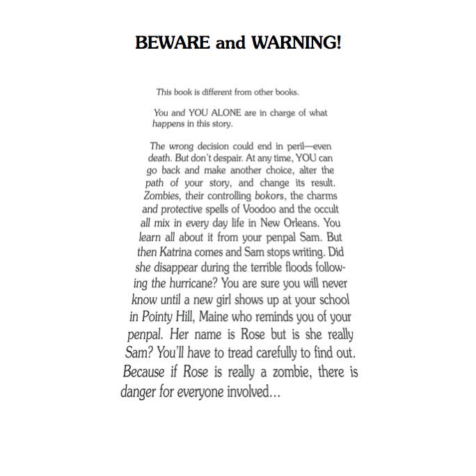 Choose Your Own Adventure - Wholesale Horror & Paranormal - Zombie Penpal, Children's Book1