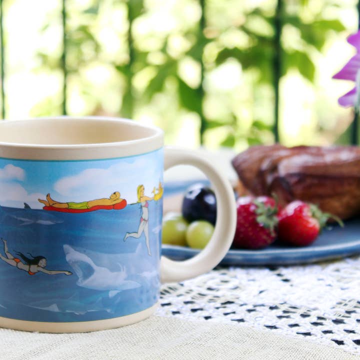 Unemployed Philosophers Guild - Wholesale Coffee Mug - Shark! Heat-Changing Coffee Mug4