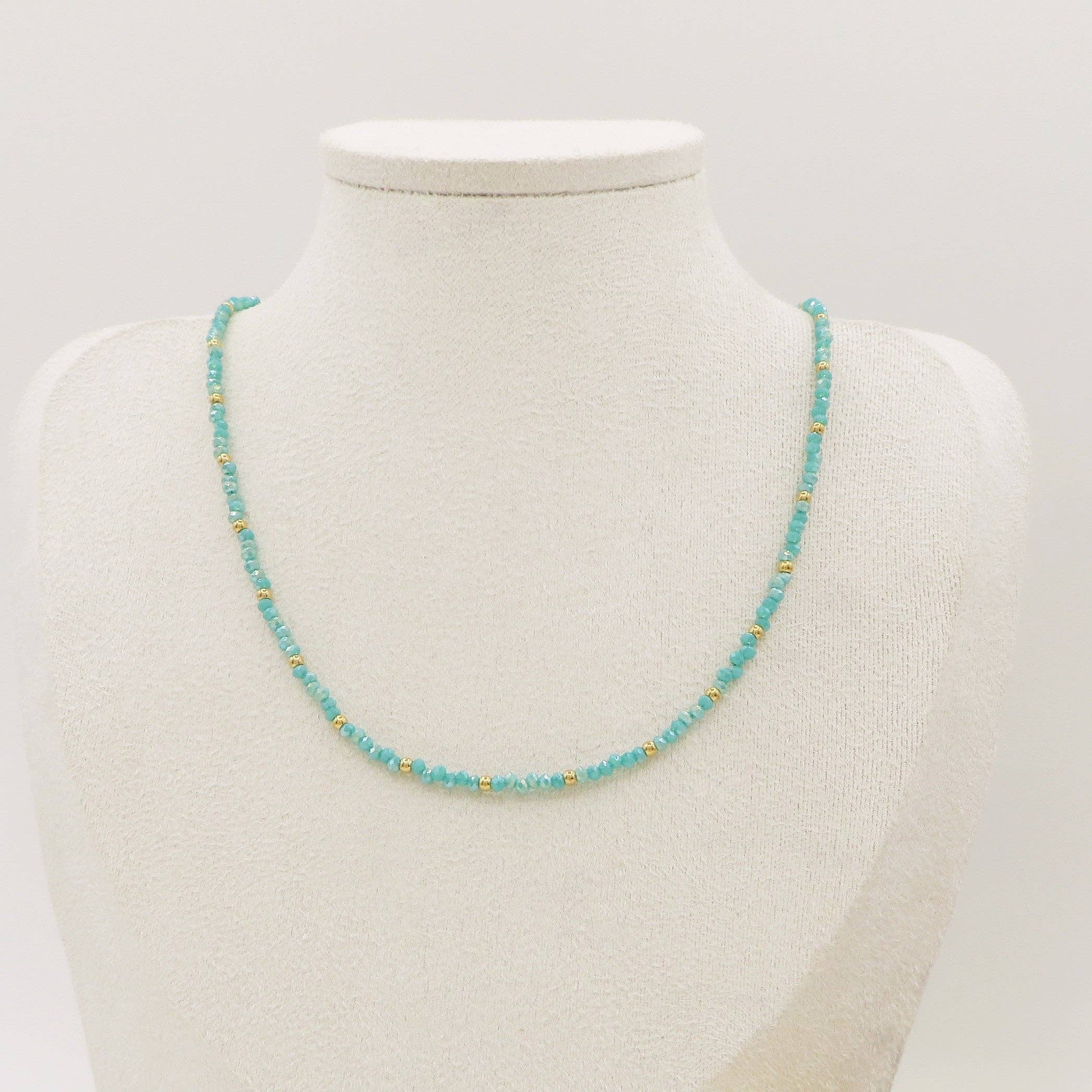 Daemon srls - Wholesale Beaded/Pearl Necklace - OCEAN - Collana perline cristallo e ACCIAIO inossidabile colori brillanti14