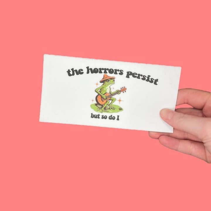 Les horreurs persistent aimant drôle pour pare-chocs pour la vente par Seven Virgo Studios