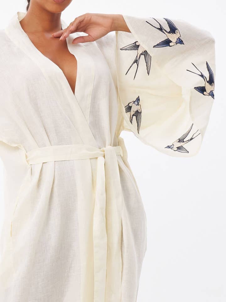 Cream Victoria Kimono for wholesale on Faire3