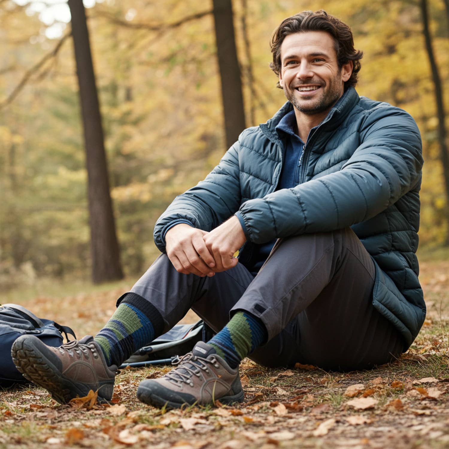 Shupaca Alpaca - Vente Chaussettes – unisexe - Chaussettes en alpaga - Tetris - Everglade4