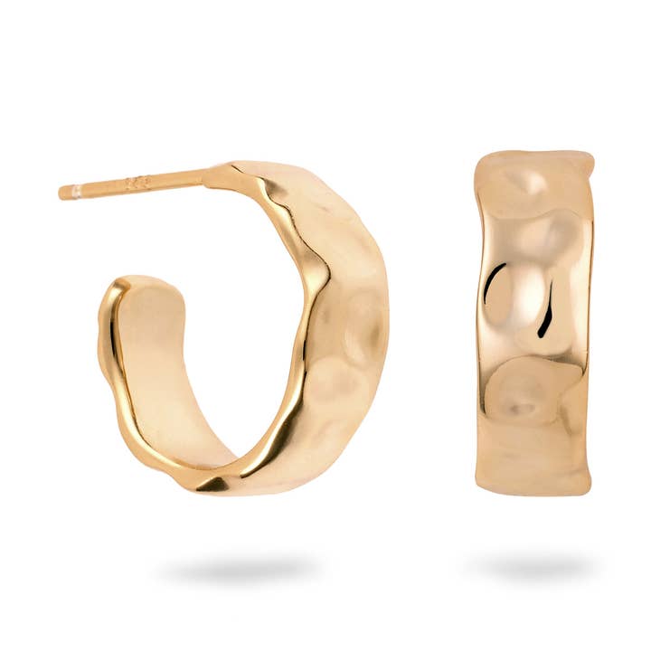 Brincos Betty Small Gold por atacado de MAARI STUDIOS