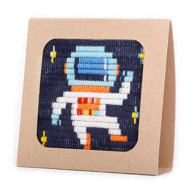 SOZO DIY - Astronaut Picture Frame Needle Point Kit for wholesale by SOZO DIY