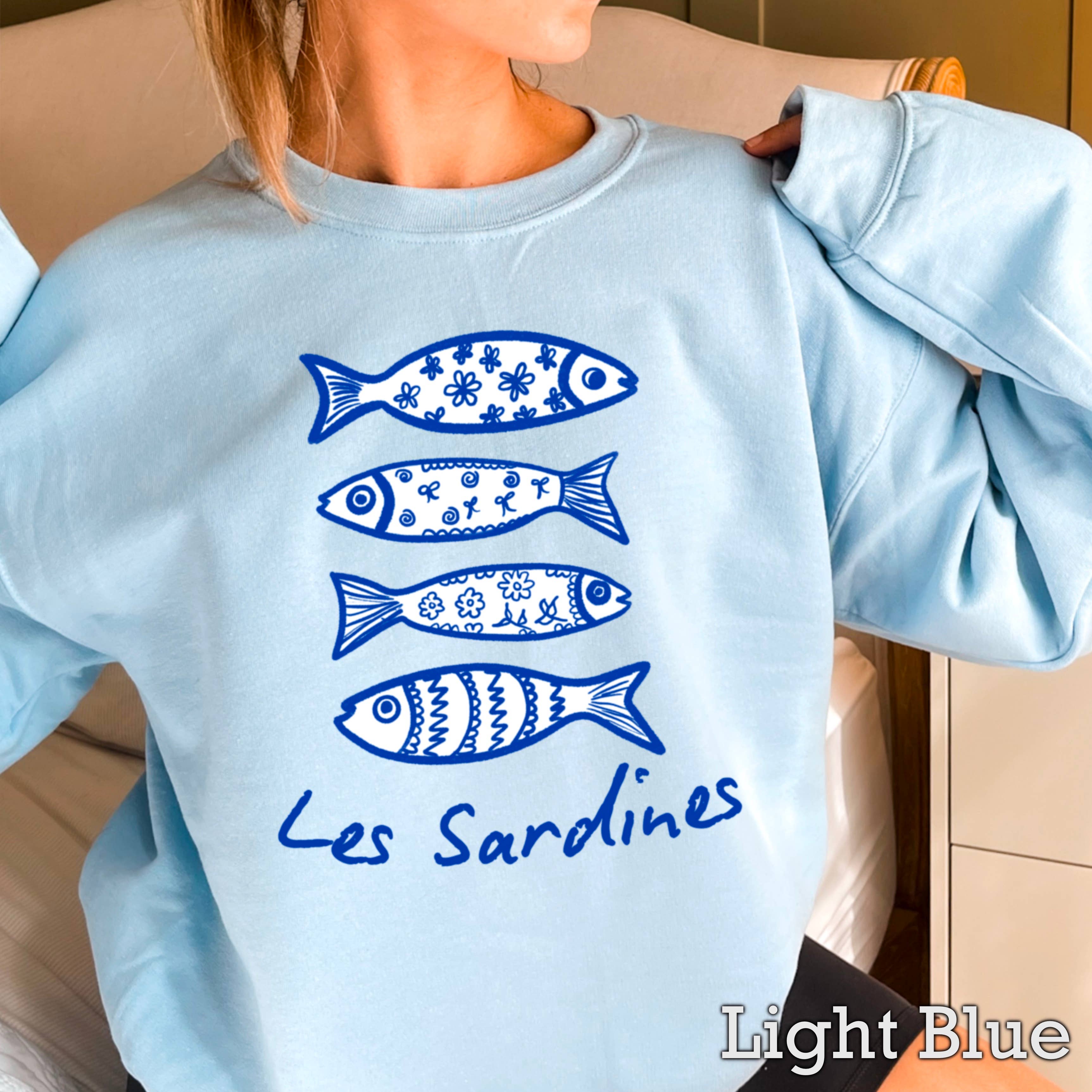Shoppe SHC - Wholesale Graphic Sweatshirt - Women's - Les Sardines | Summer Coastal Women’s Sweatshirt 14