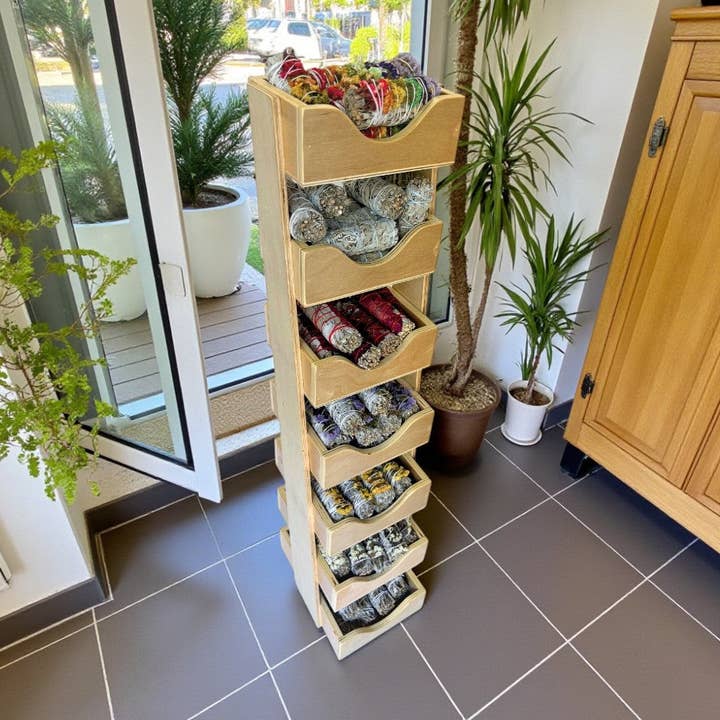 72-pc Assorted Sage with Display for wholesale by Earths Elements Wholesale