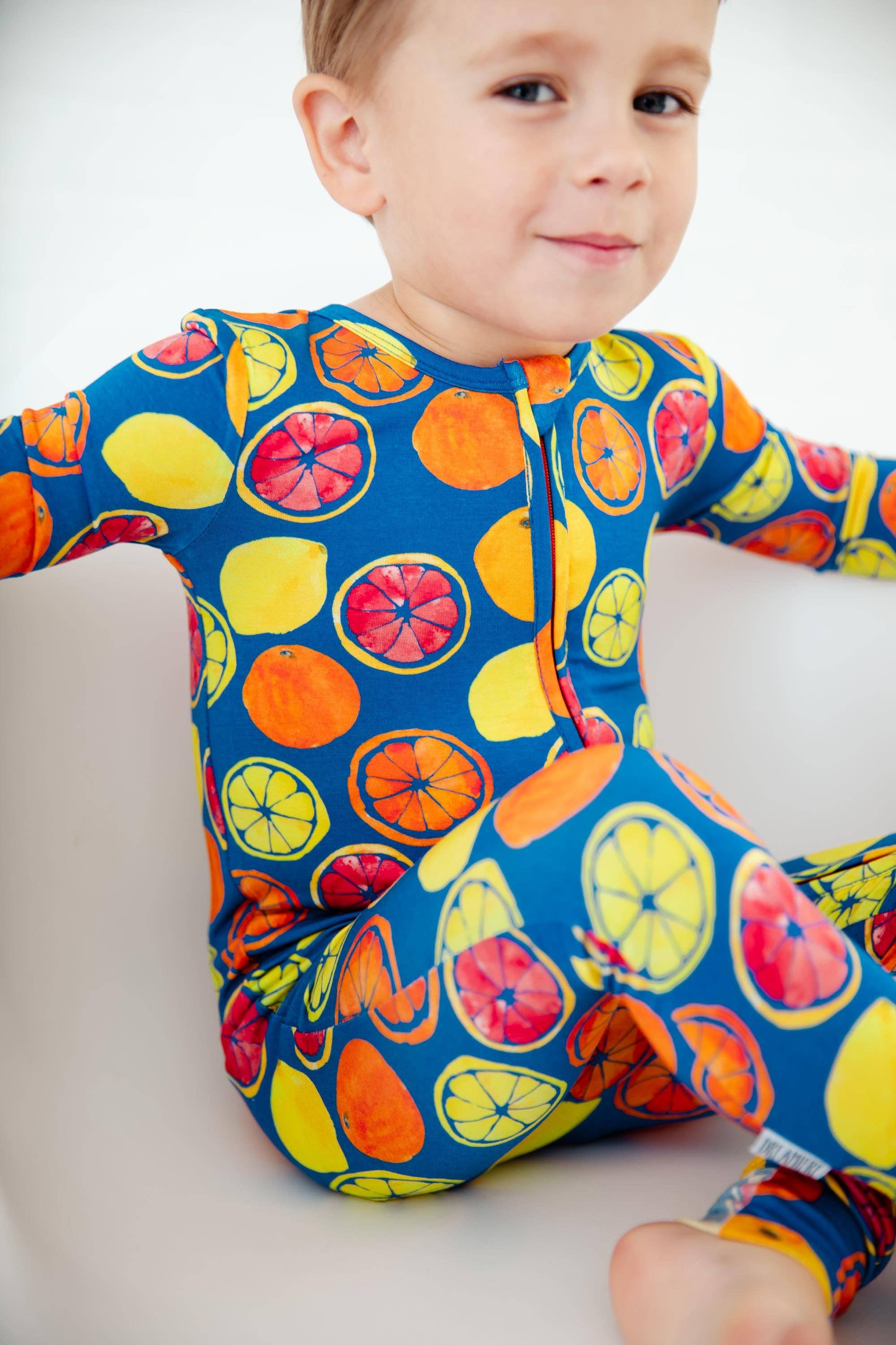 Dreamiere - Wholesale Jumpsuit - Baby - Citrus Got Real Convertible Footie3