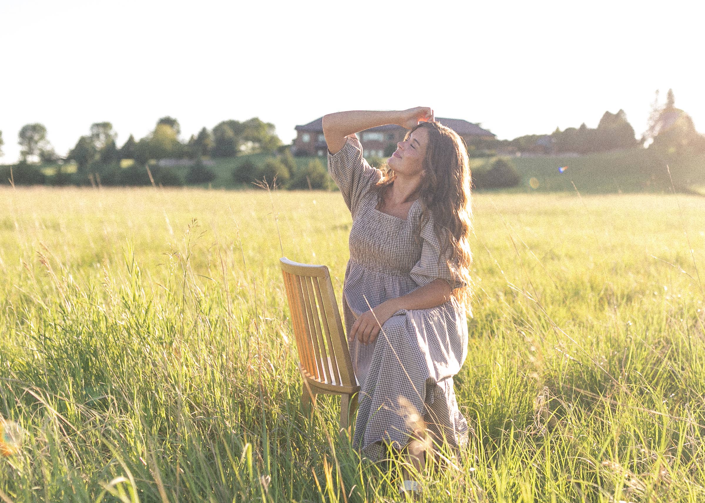 Inherit Clothing Company - Wholesale Dress - Women's - Womens Kayleen Gingham Maxi Dress Fall 7