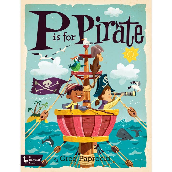 Gibbs Smith - Wholesale Baby & Toddler Book (0-2) - P is for Pirate