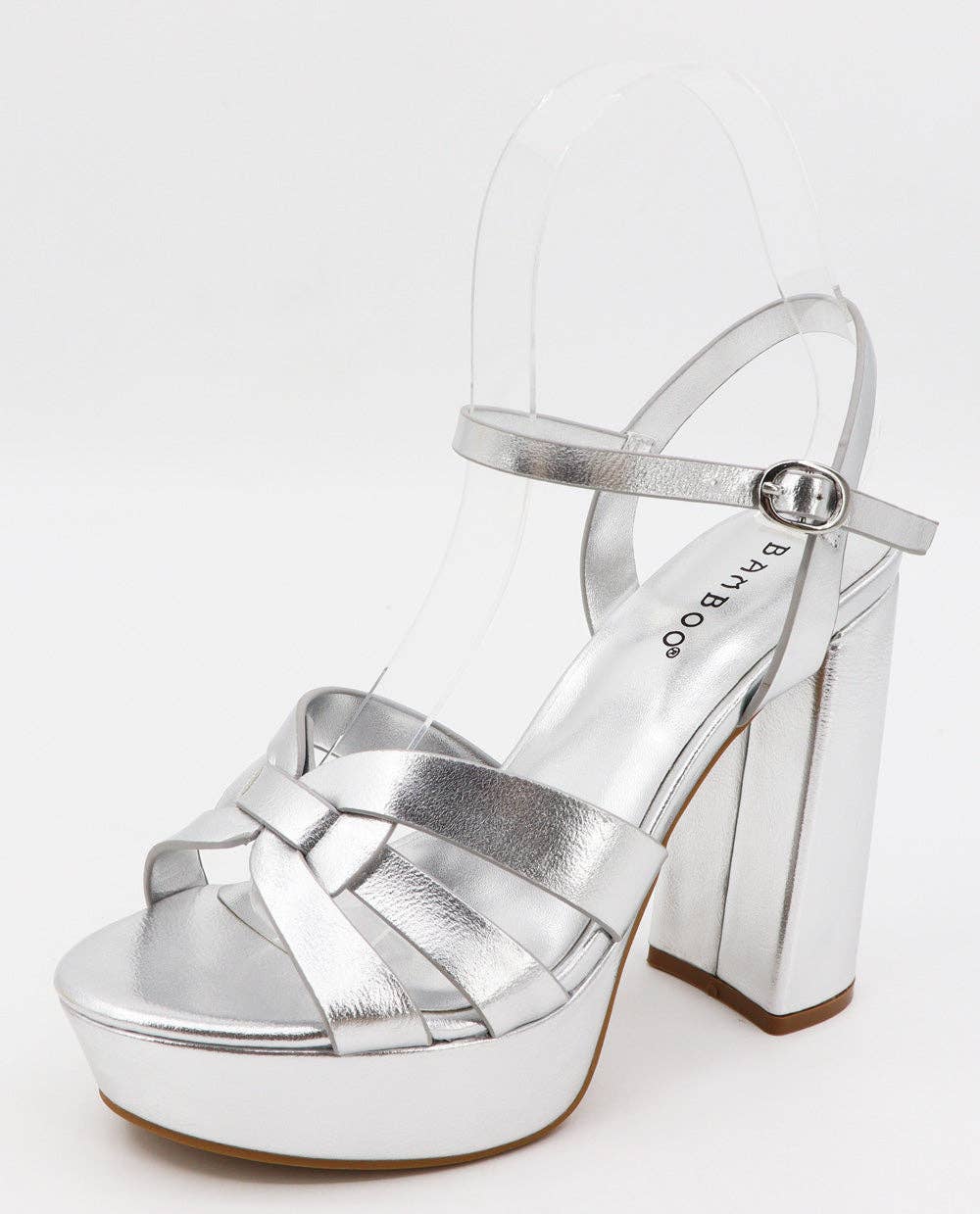 Mars Sky Shoes Wholesale - Wholesale Platform Heels - Women's - Bamboo MONIKA-10 Chunky High Heel Platform Woven Strappy Band Sandals-12 Pairs Pack-19.55/Pair1