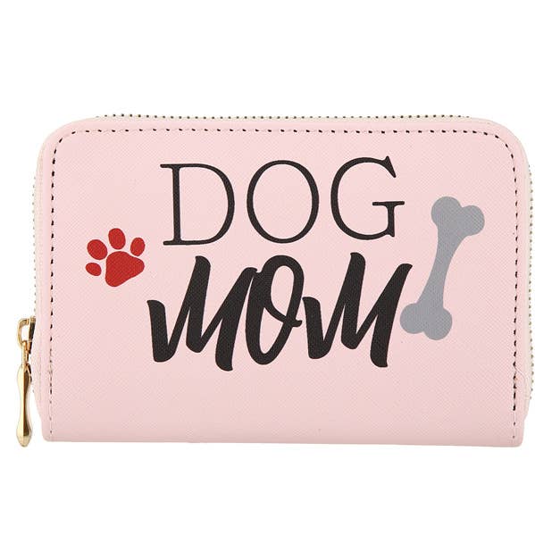Ladies DOG MOM Theme Small Leather Wallet for wholesale by Nima Accessories Inc