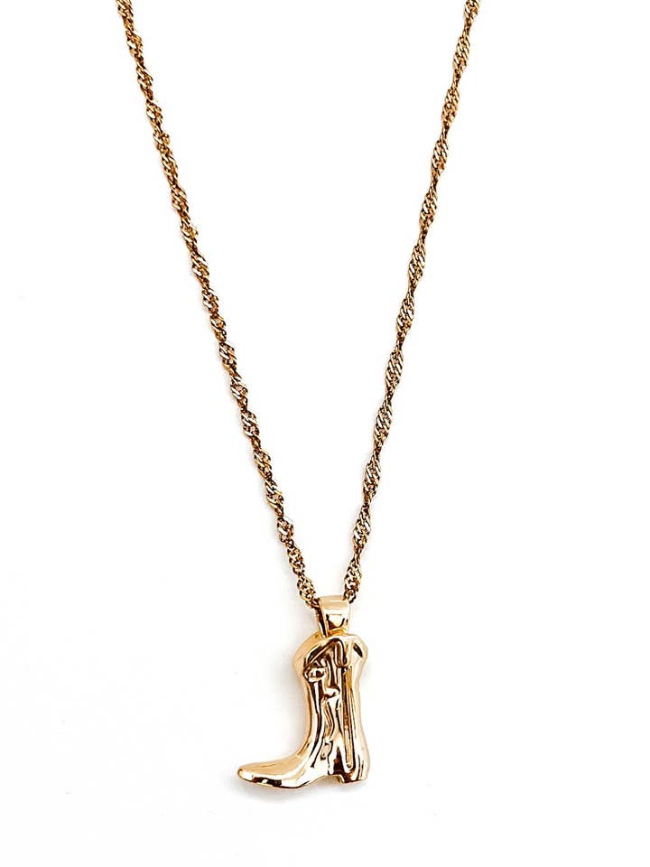 Cowgirl Up Stiefel-Halskette für den Großhandel von BELJOY