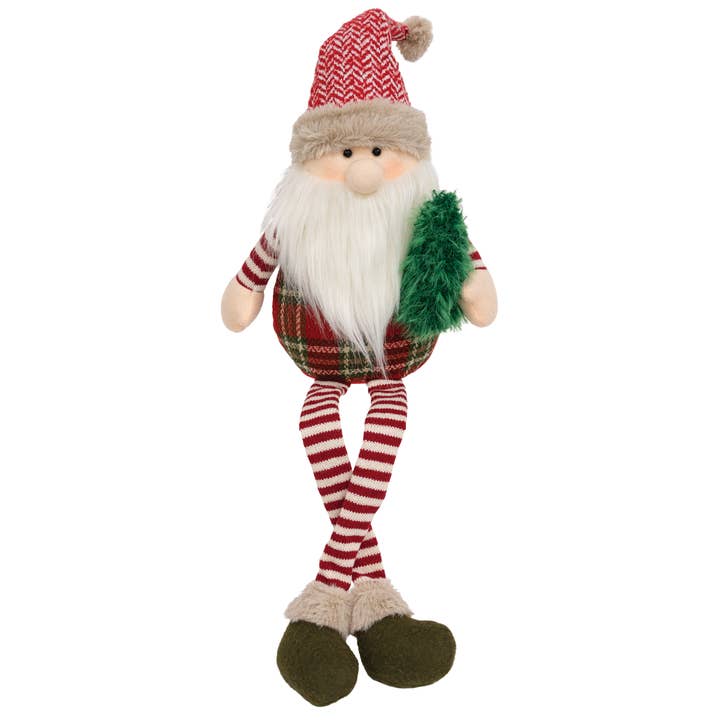 Dangle Leg Santa w/ Tree for wholesale by Bright Ideas