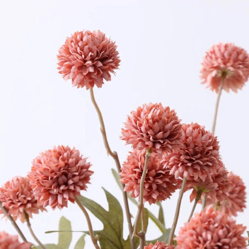 Kiyo Home - Wholesale Artificial flowers - Artificial Dandelion Flowers Set of 6 | Flower Decor | Silk24