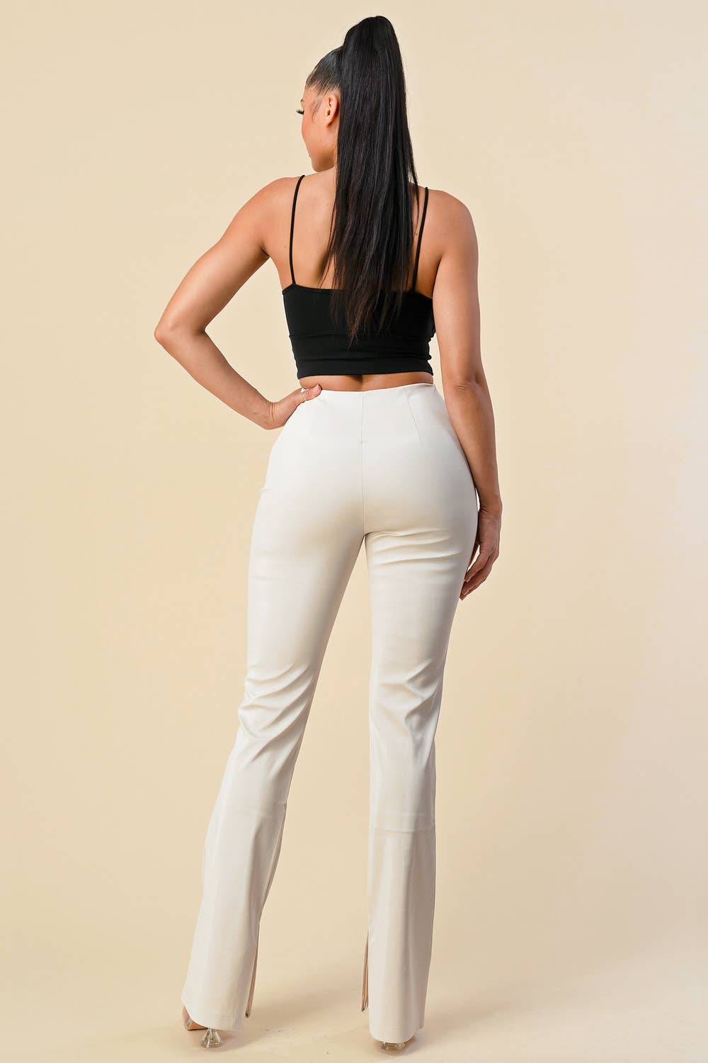 The Sang - Wholesale Broek - Dames - SP43080521 - BROEK VAN IMITATIELEER25