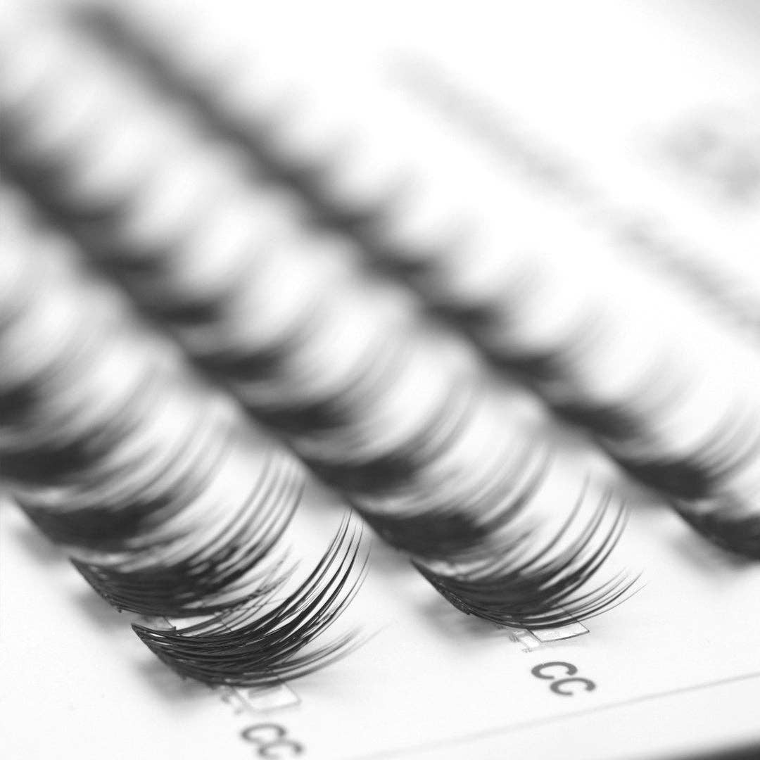 GladGirl – wholesale Lösögonfransar – MinuteLash DIY Ögonfransförlängningar - Wet Set - 36 Blandade Längdkluster2