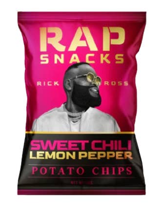 Mr. YuYu's Chililicious Candy - Wholesale Chips - Rap Snacks Rick Ross-Sweet Chili/Lemon Pepper 10 Count