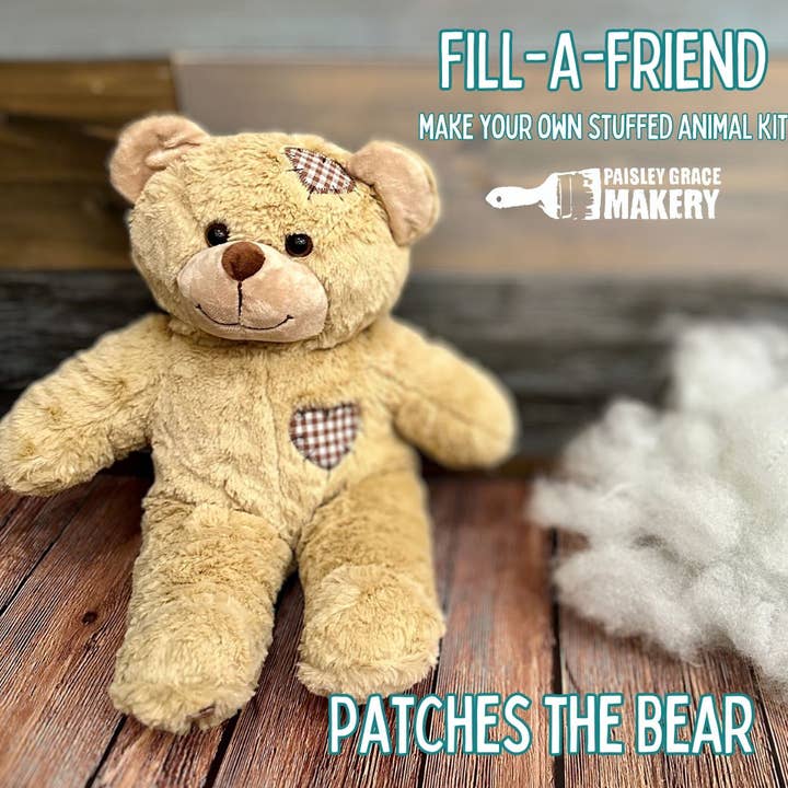 Ours à taches brunes 16" Construisez votre propre peluche S86 pour la vente par Paisley Grace Makery