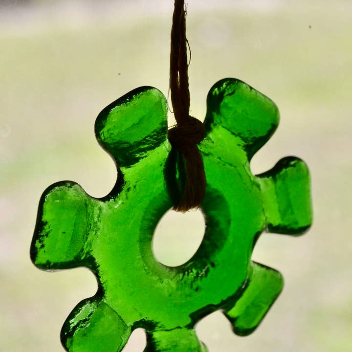 Hippie Glass - Wholesale Ornament - Hippie Flower - Recycled Glass Flower Ornaments2