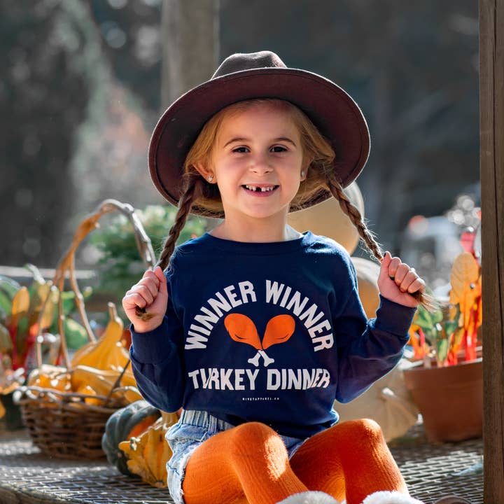 Winner Winner Long Sleeve Tee for wholesale by Rivet Apparel Co.