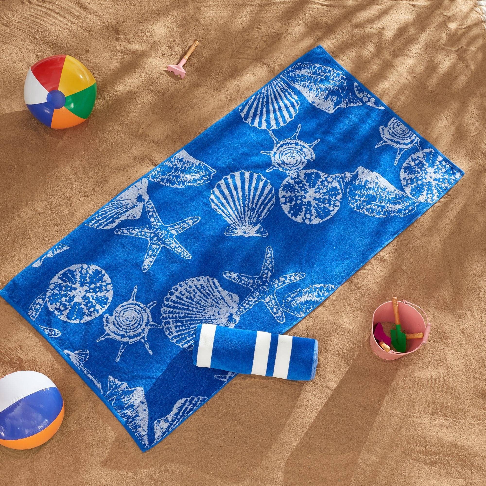 BH Collective - Wholesale Beach Towel - Beach Towels - 100% Cotton Jacquard, 2pk  - Playa Collection40