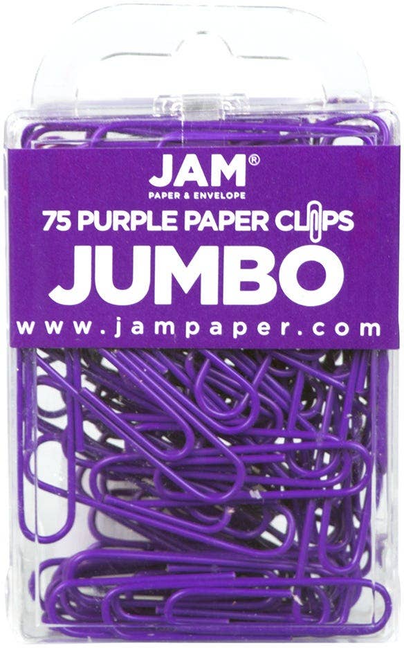 JAM PAPER - Wholesale Binderclip - Jumbo Paper Clips, Large 2 Inch, 2 Packs of 750
