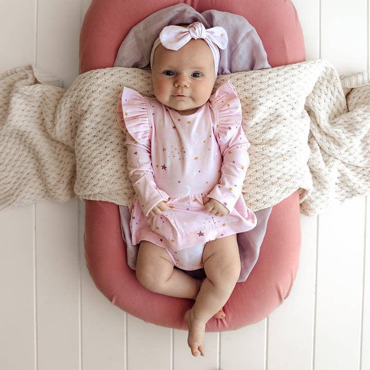 Snuggle Hunny - Wholesale Dress - Baby - Twinkle Long Sleeve Organic Dress