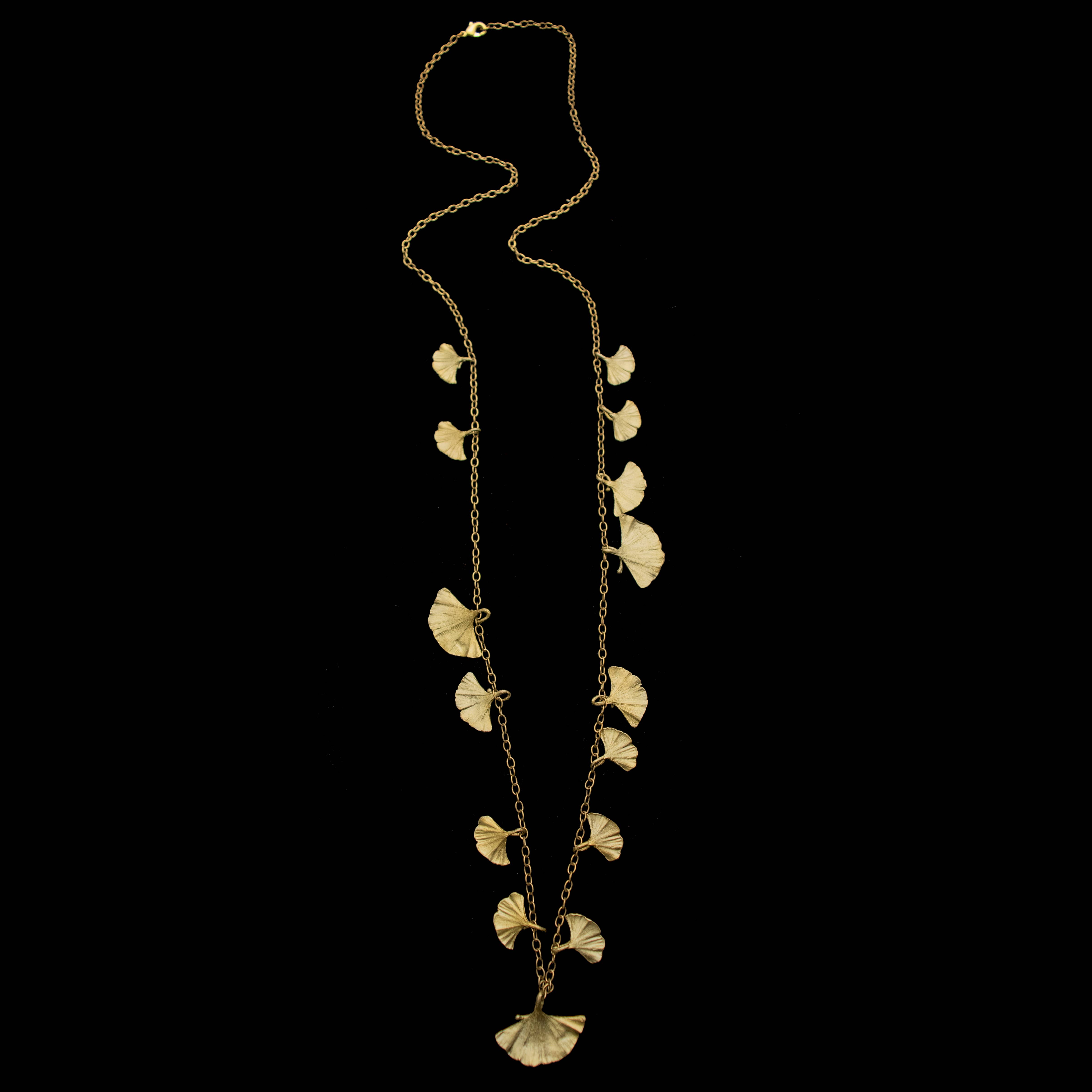 Michael Michaud - Wholesale Pendant/Charm Necklace - Ginkgo Long Necklace - 36"1
