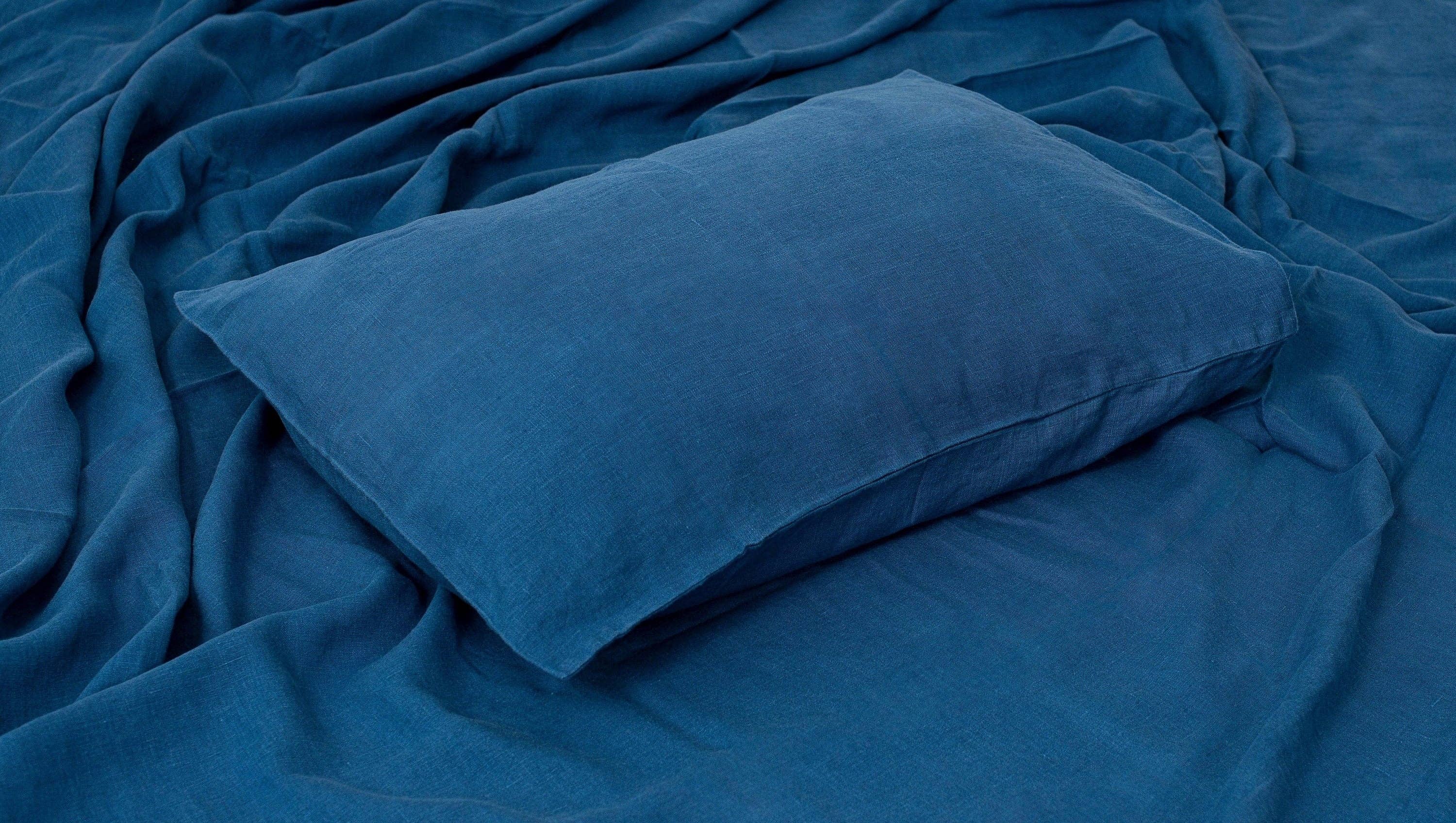 LinenQ – wholesale Bedding pillowcase/sham – Linen pillow case Standard size (1pc) 20x26 Inches5