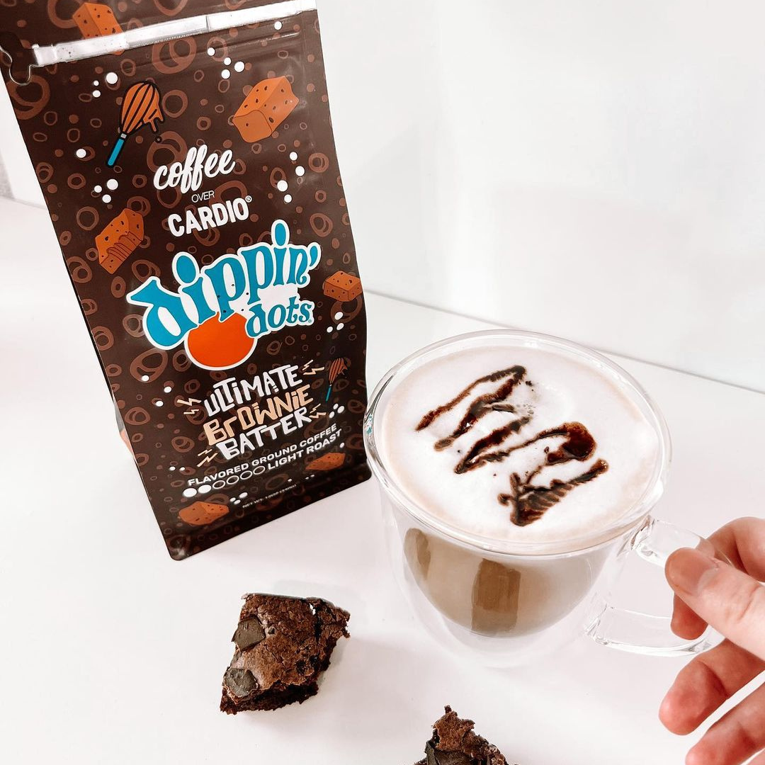Coffee Over Cardio® - Wholesale Ground Coffee - Dippin' Dots® Brownie Batter Ground Coffee - Light Roast2