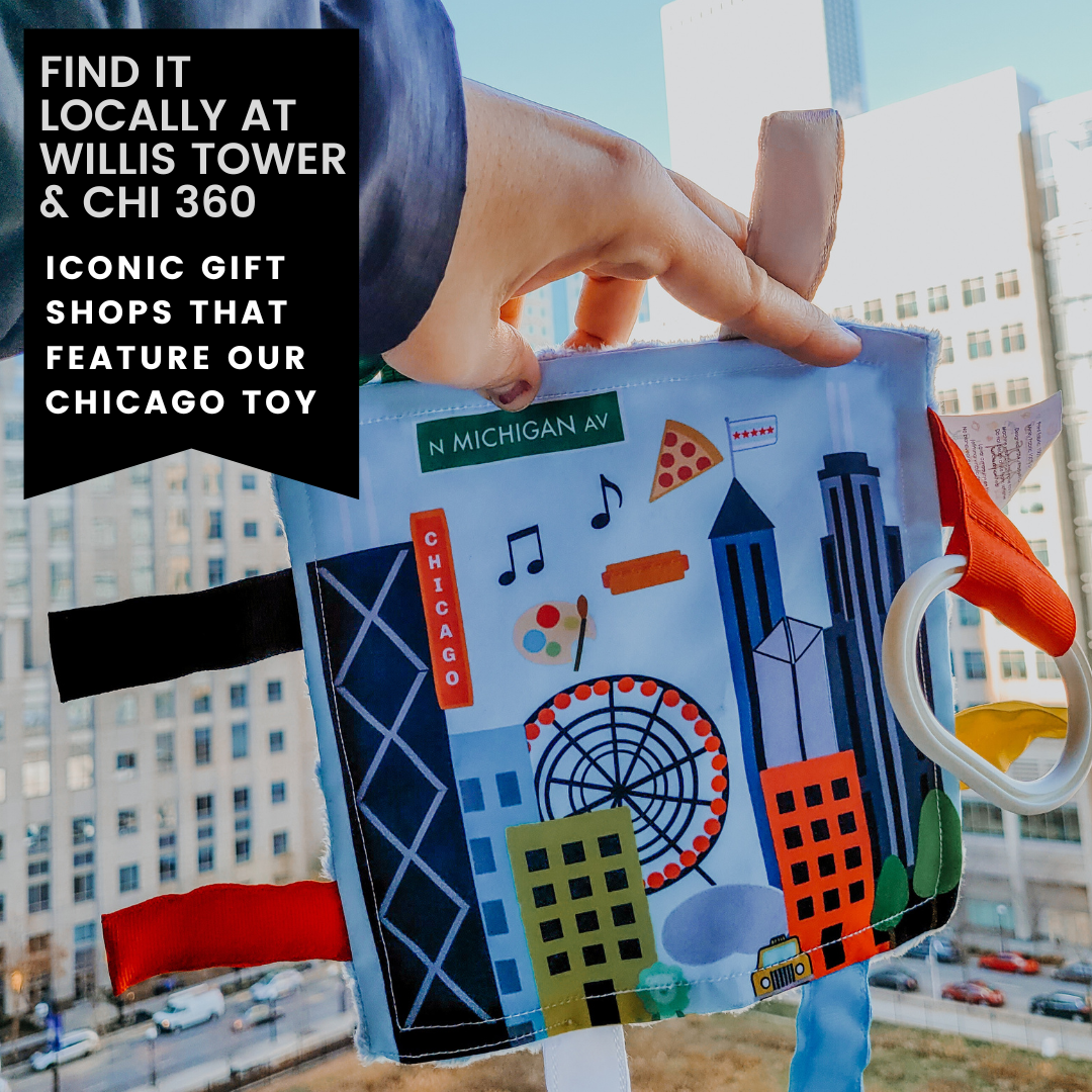 Baby Jack and Company - Wholesale Crinkle Tag Toy - Baby - Chicago IL Windy City Baby Learning Crinkle Tag Squares8