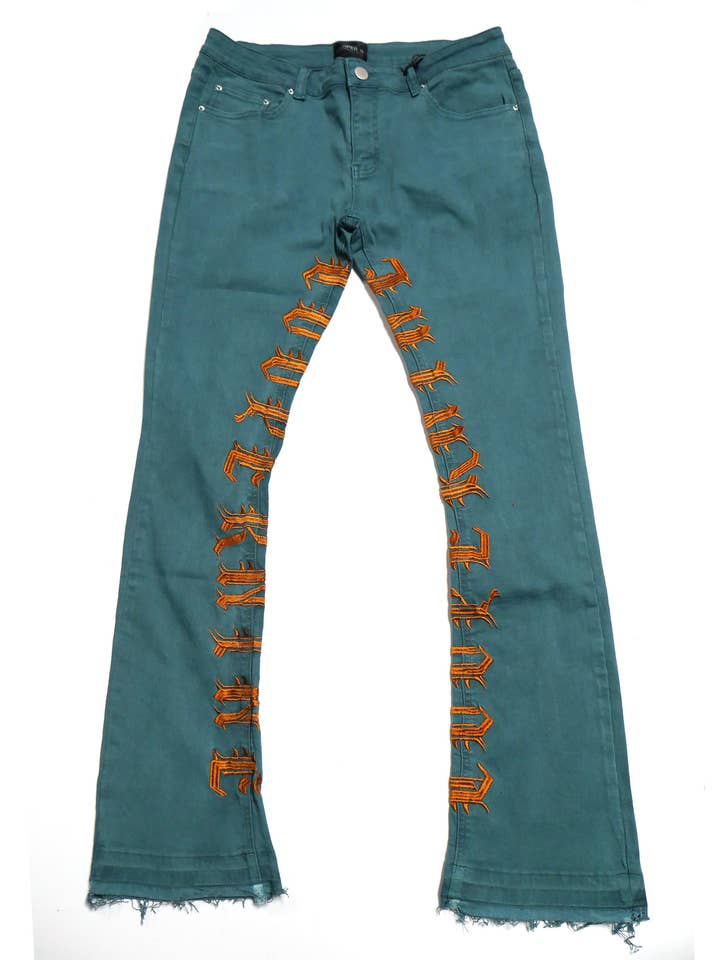 505 Desert Stack Jeans Groen voor wholesale door Cooper 9