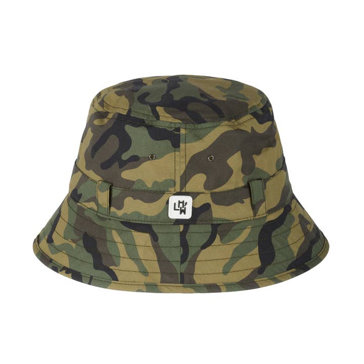 Kids Adventurer Bucket Hat: Plain Camo for wholesale by Little Hotdog Watson