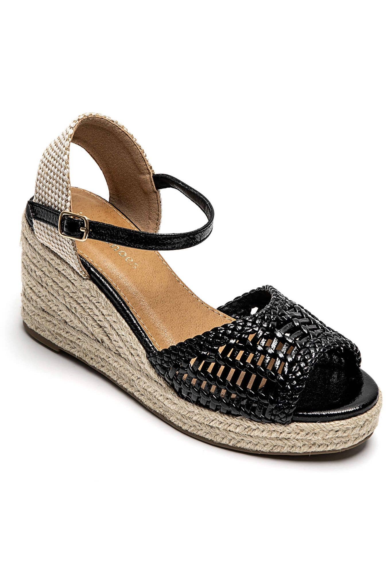 SWEET MAGIC MODA Y COMPLEMENTOS - Wholesale Sandals - Women's - SYNTHETIC LEATHER SANDAL WITH ESPARTO WEDGE6