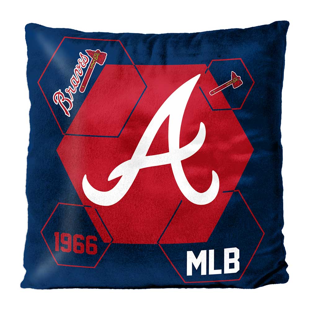 The Northwest Group - Wholesale Throw/Decorative Pillow - MLB Braves CONNECTOR - Velvet Pillow0