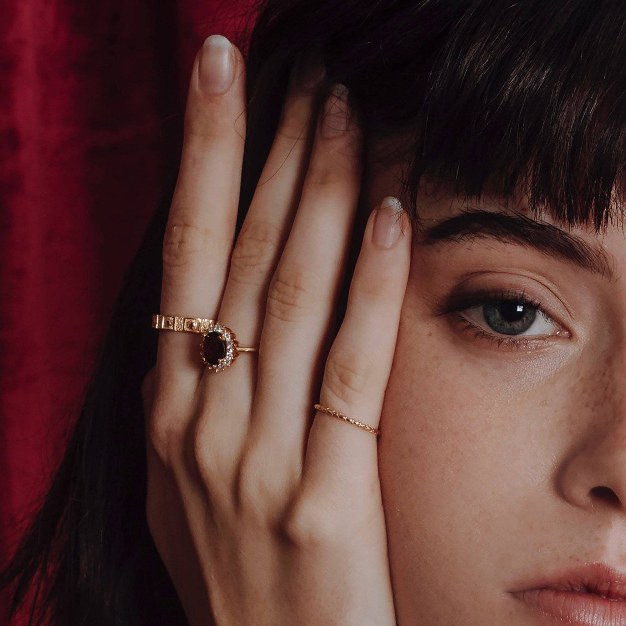 eve‘s JEWEL - Wholesale Band/Stacked Ring - Pinky Croco Ring3