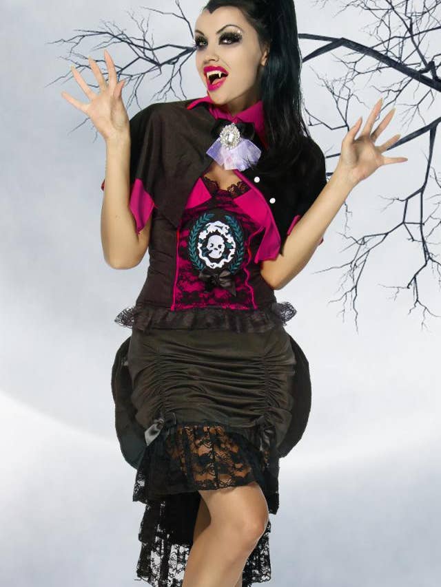 black pink Vampire Costume for wholesale on Faire2