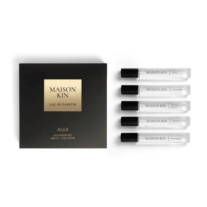 Alex Discovery Set — 5 x 10 mL Extrait de Parfum for wholesale by MAISON KIN