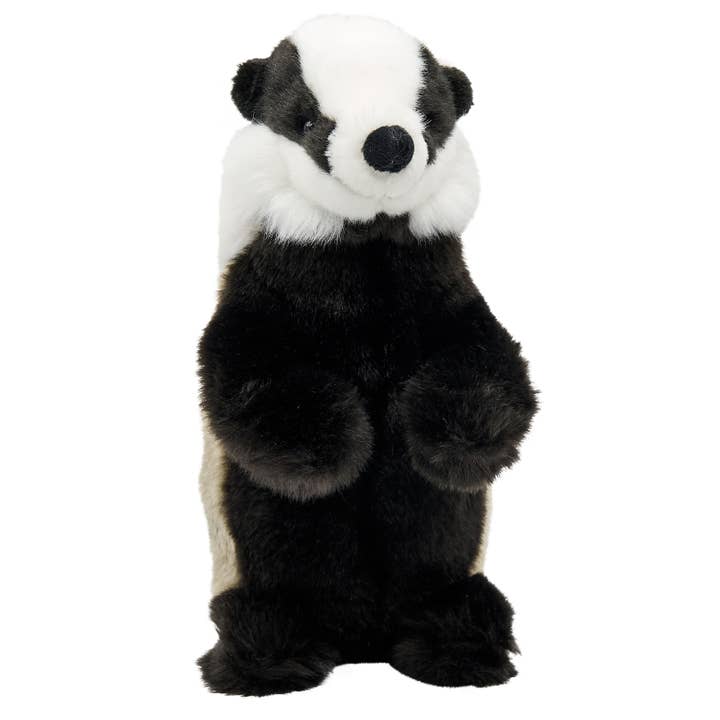 Uni Toys - Wholesale Stuffed/Plush Toy - Kids & Baby - Badger, sitting - 28 cm (height) - cuddly/plush toy1