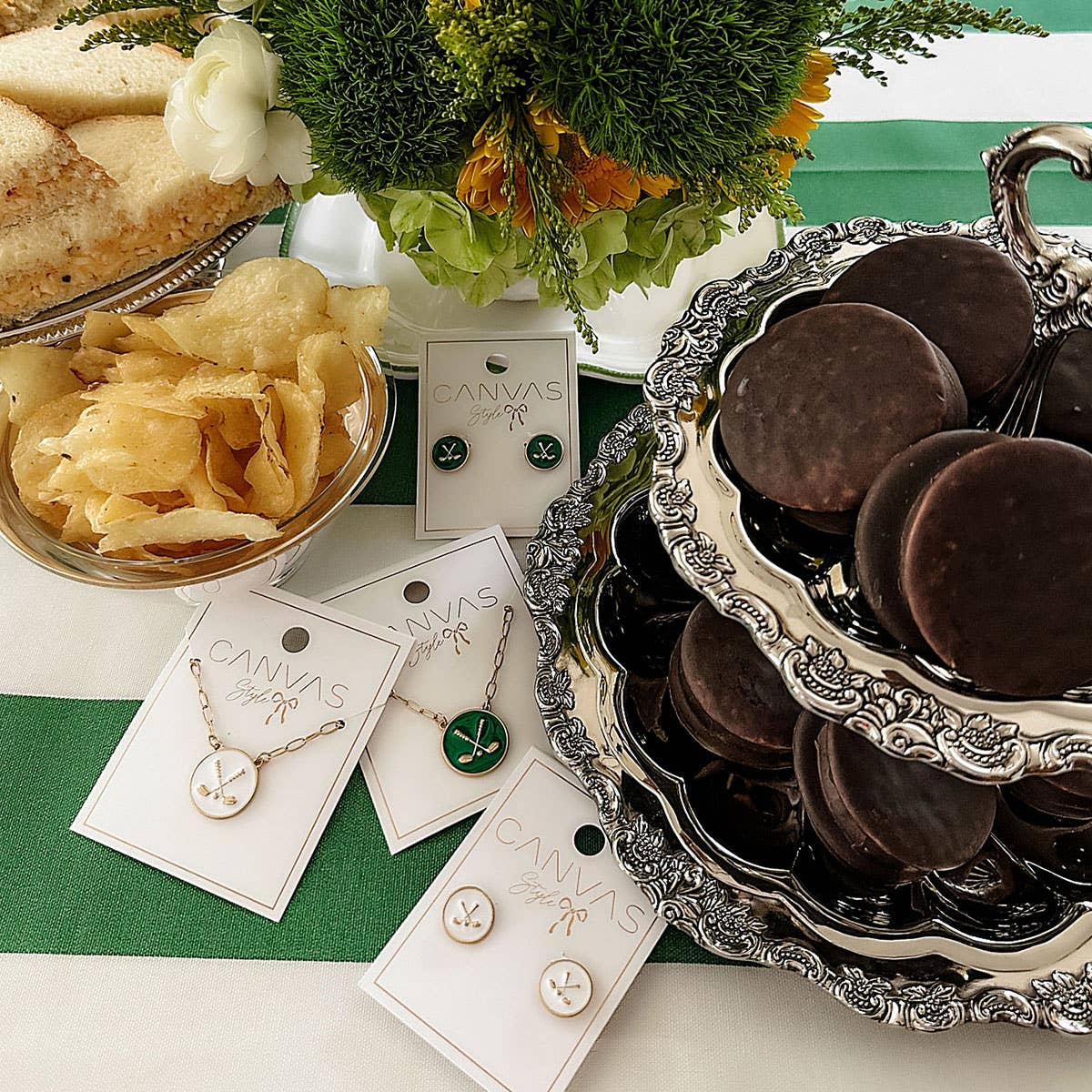 Canvas Style - Wholesale Knopjes/oorstekers - Emaille oorknopjes van Paige Golf Clubs3