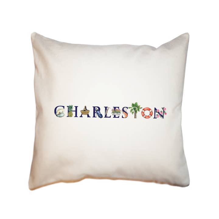 Charleston, SC fyrkantig kudde för wholesale av Tina Labadini Designs