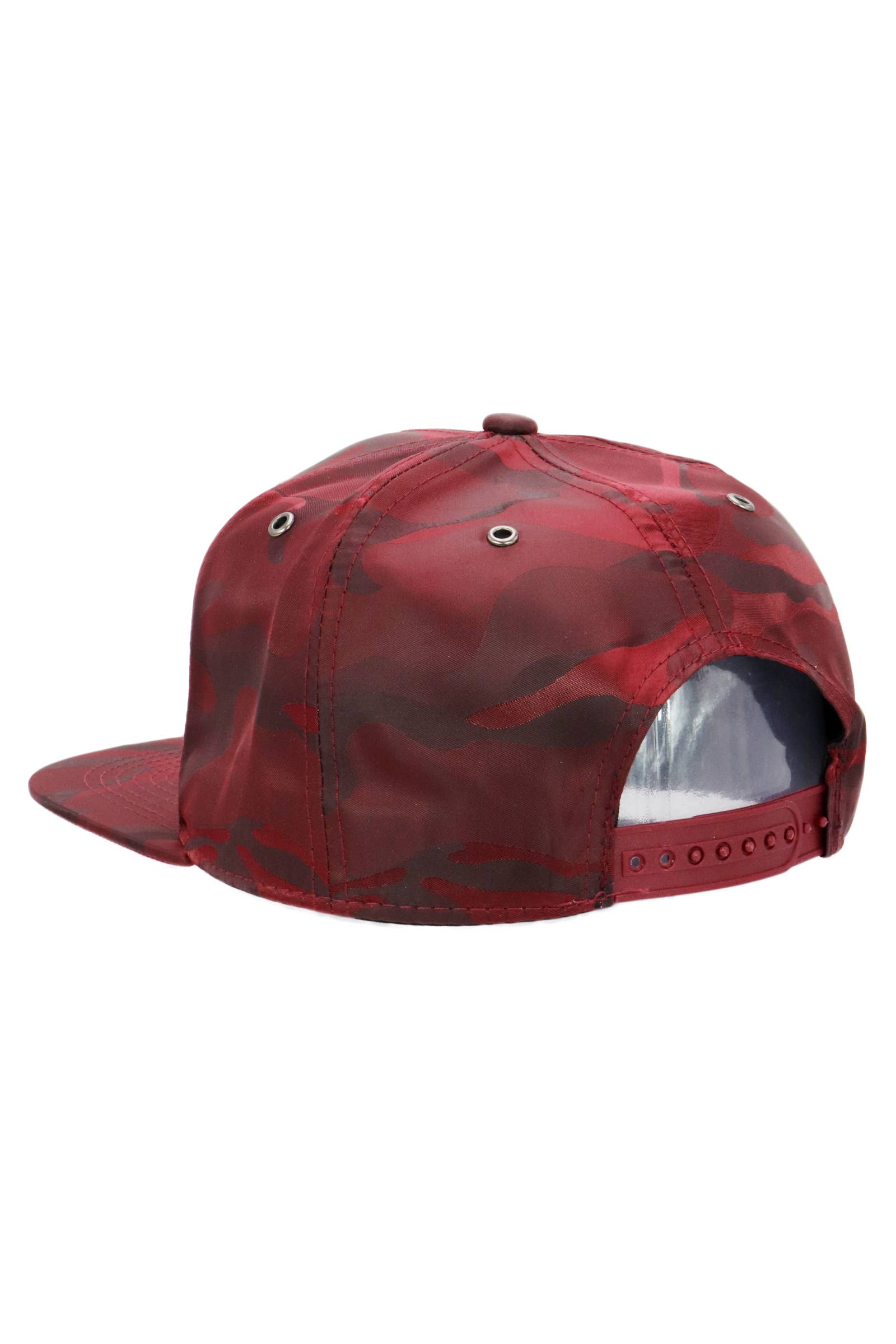 Cap Zone - Wholesale Flat Brim Cap - Unisex - Pitbull Dog Nylon Camo Flat Bill Snapback8