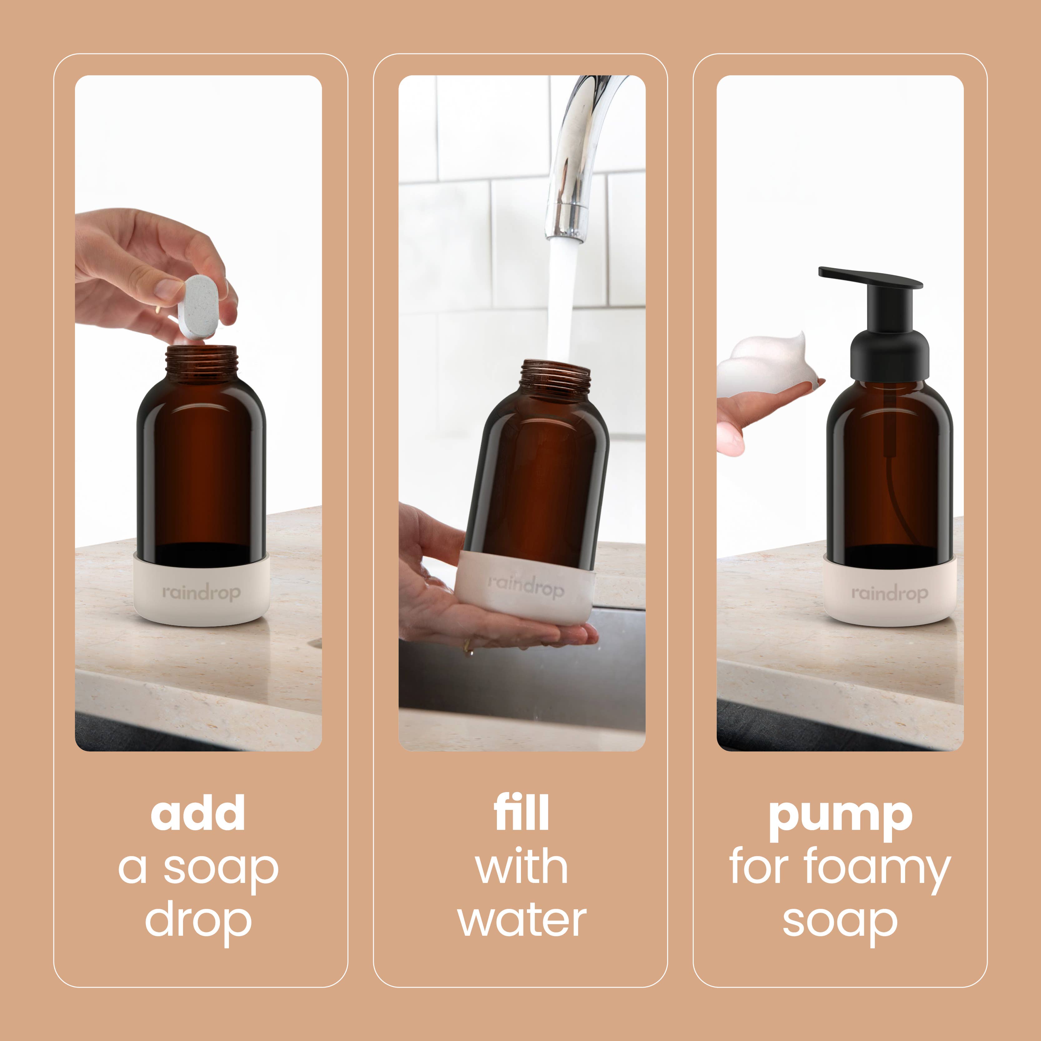 Raindrop Clean - Wholesale Hand Soap/Wash - Plastic-Free Foaming Hand Soap Starter Pack5
