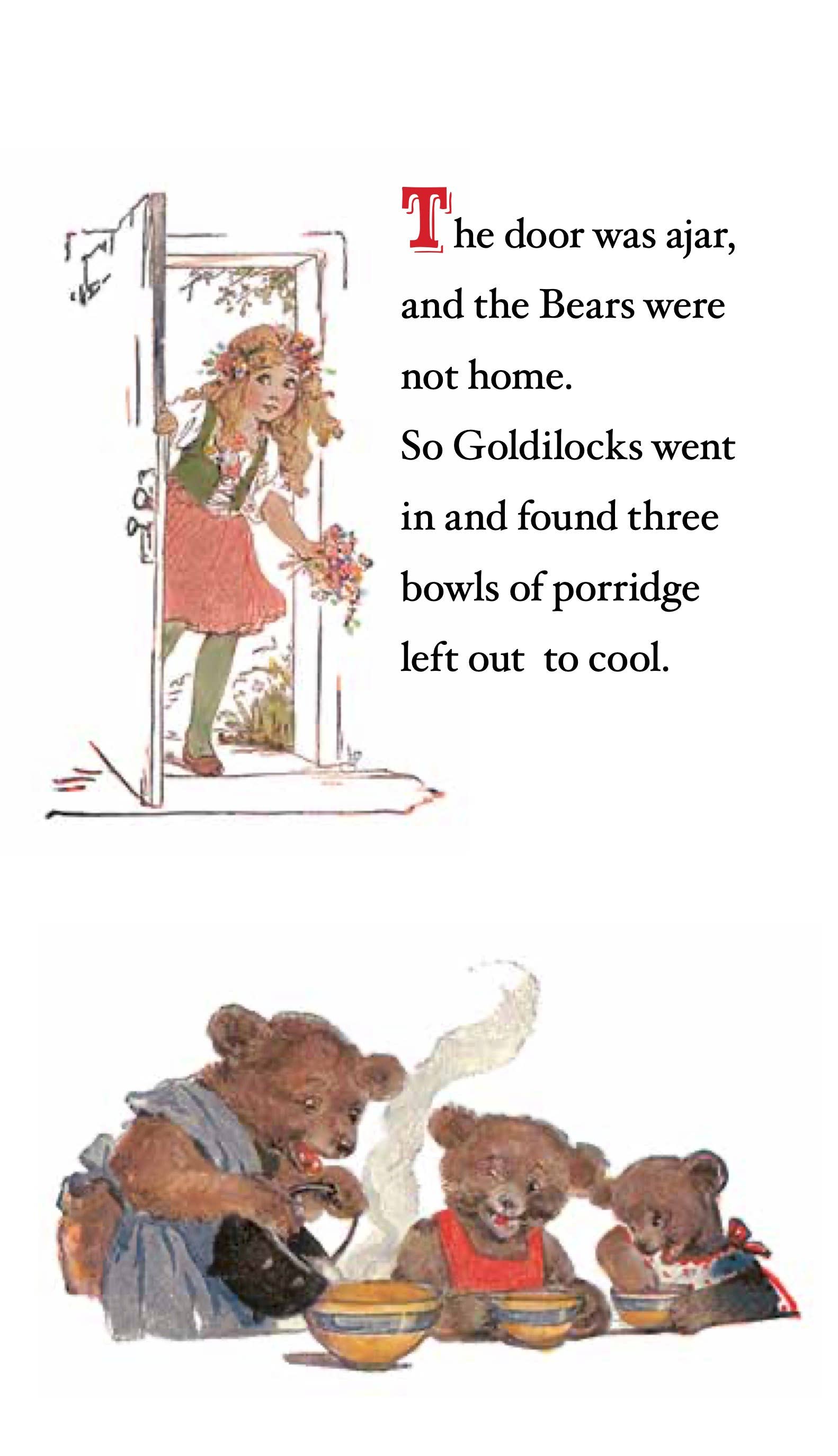 Laughing Elephant Books - Wholesale Preschool Book (3-5) - The Three Bears -Children's Die -cut Shape Book - Vintage3