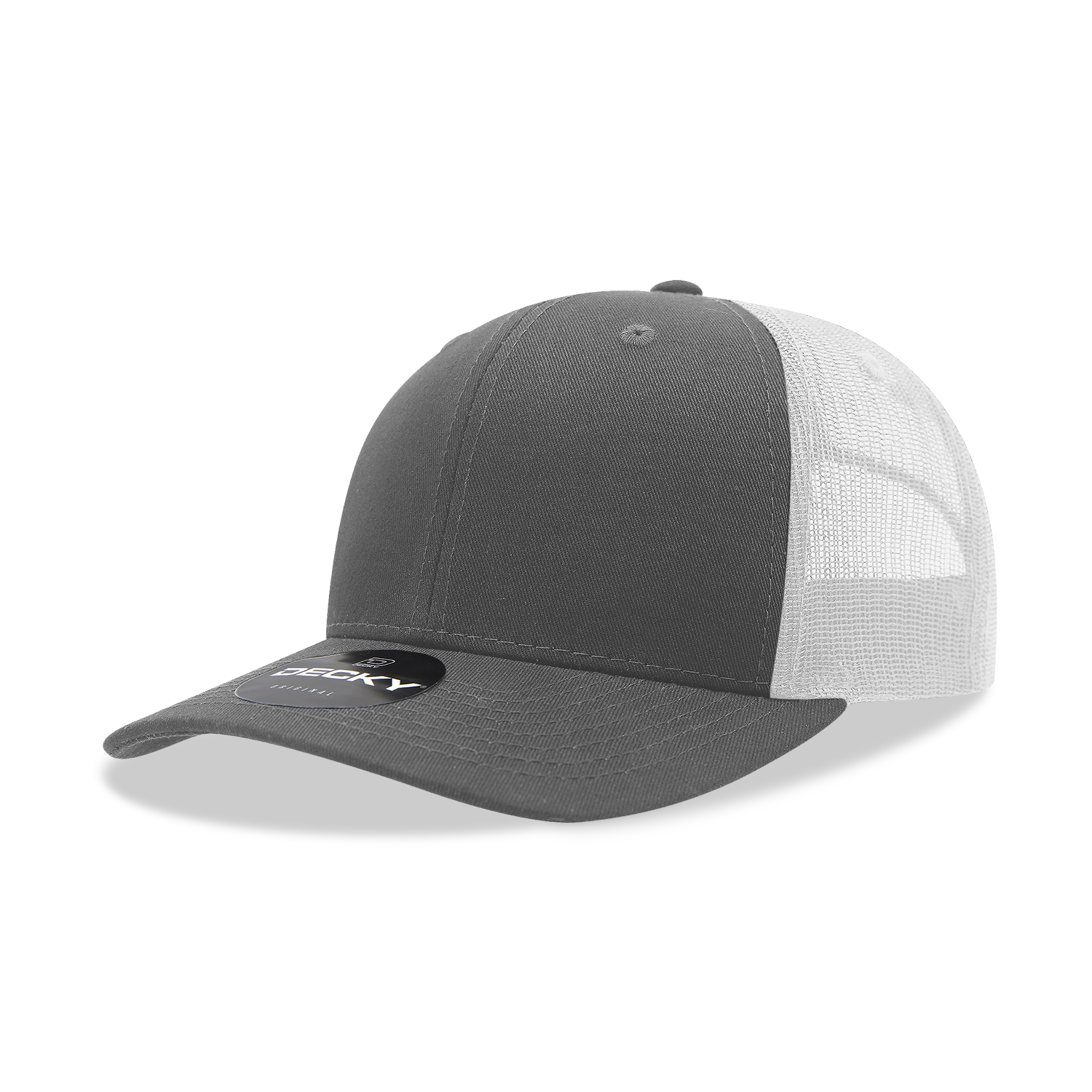 The Park Wholesale - Vente Casquette de camionneur – unisexe - Casquette Trucker classique Decky 6021, 6 panneaux, style mid pro93