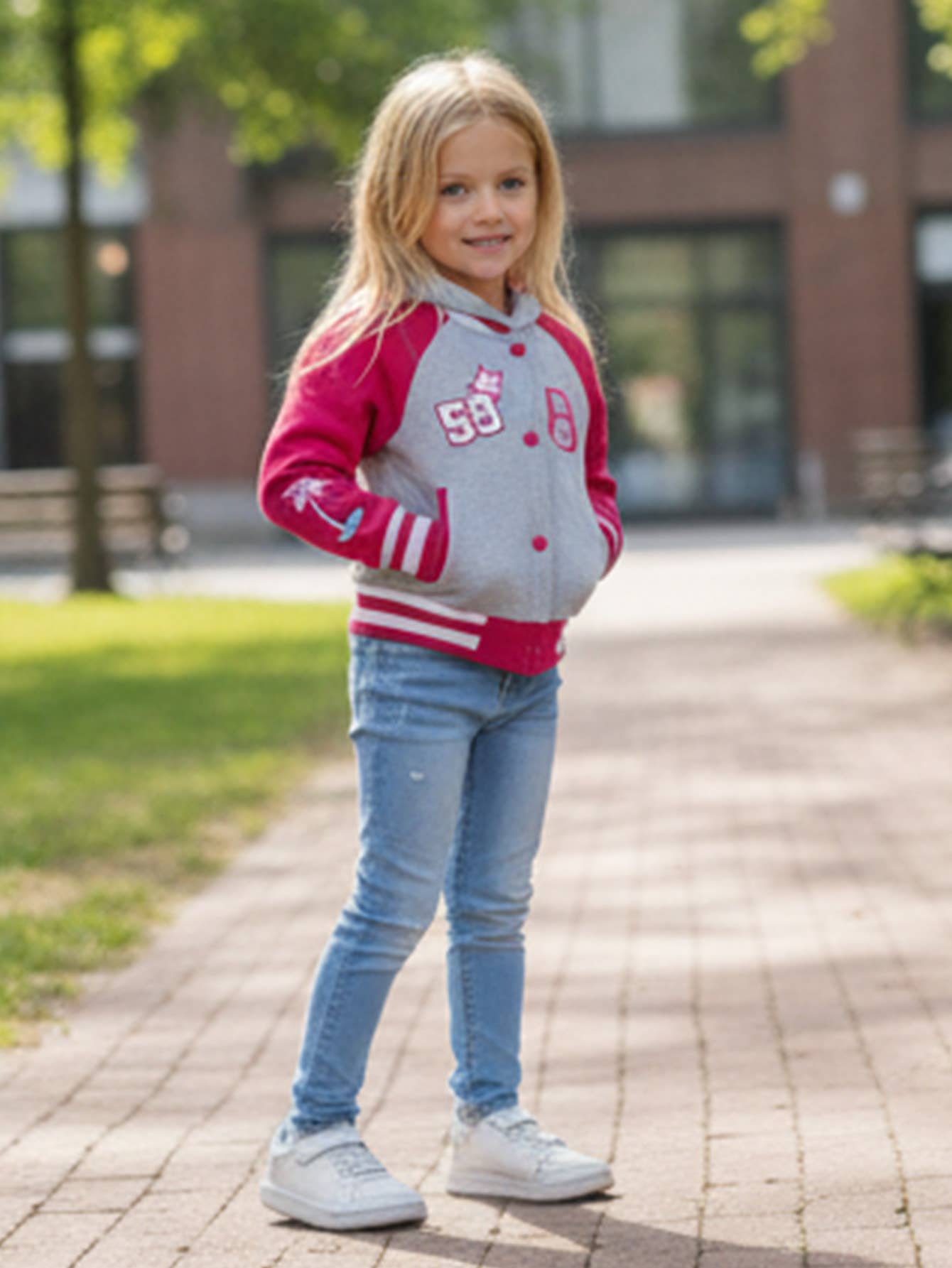 Unik - Wholesale Varsity/Baseball Jacket - Women's - Barbie Varsity Jacket 2-49